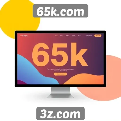 Tendências de design do site 65k.com