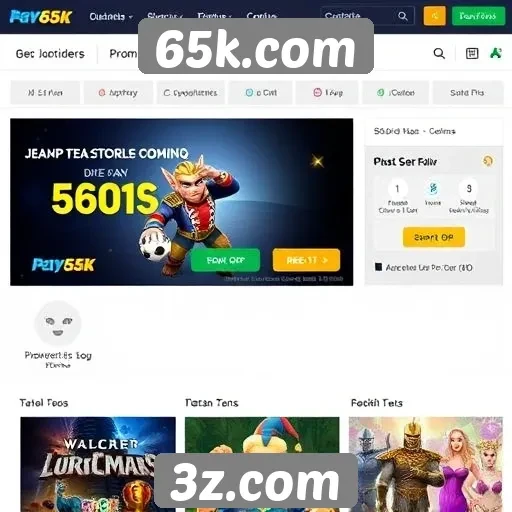 Comparativo de promoções do 65k.com com outros sites